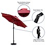 Flash Furniture 9' Round Patio Umbrella and Base, Red (GM402003UB19RED)~#|#~sp133537851_sc7