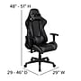 Flash Furniture X20 LeatherSoft Ergonomic Racing Gaming Chair, Gray (CH1872301GY)~#|#~sp133542165_sc7