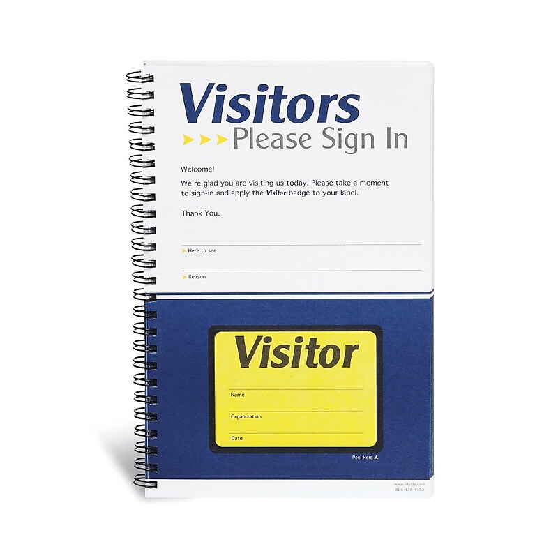 IDville Visitor Book, 5.5" x 8.5", Multicolored (134757831) image 1