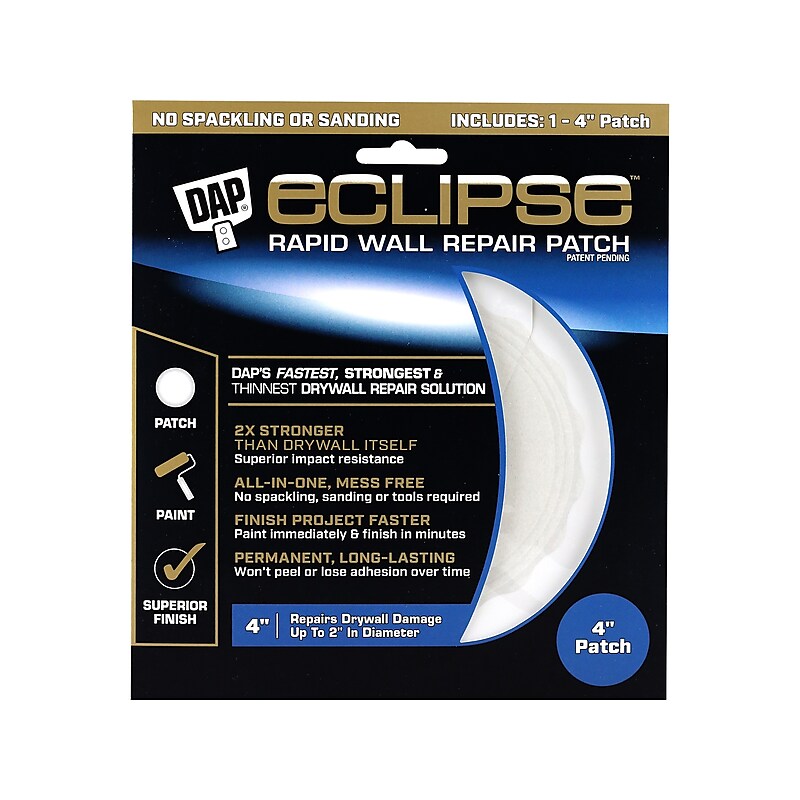 Dap Eclipse Rapid Wall Repair Patch, 4" (7079809164) image 1