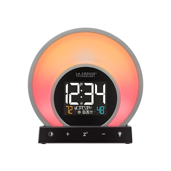 La Crosse Technology Soluna Light Color-Changing Alarm Clock, 6.71