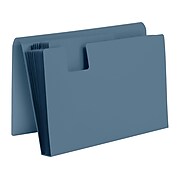 Poppin Accordion File, 13-Pocket, Slate Blue (107473)