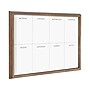 Kate & Laurel This Week Glass Dry-Erase Whiteboard, Polystyrene Frame, 16" x 20" (222050)~#|#~sp134050892_sc7