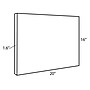 Kate & Laurel This Week Glass Dry-Erase Whiteboard, Polystyrene Frame, 16" x 20" (222050)~#|#~sp134050896_sc7