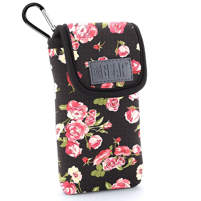 USA GEAR Portable Pocket Radio Case (Floral) (4784189) image 1