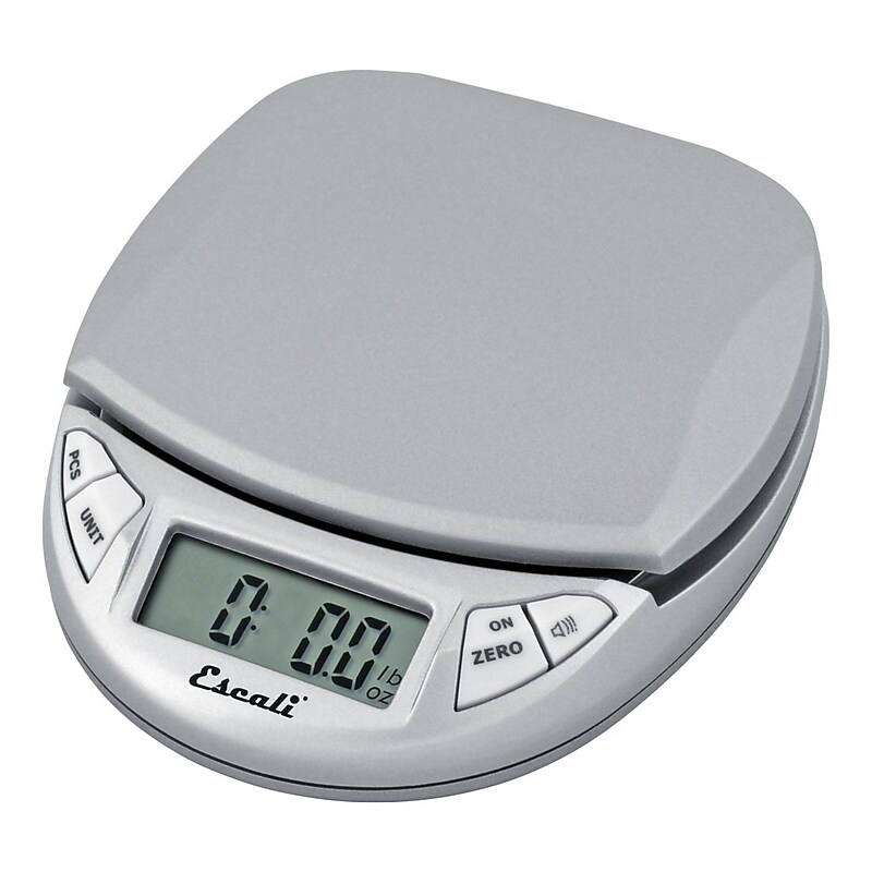 Escali Pico Digital Scale, 11 Lb 5 Kg, Silver Gray image 1