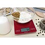 Escali Arti Glass Digital Scale, Retro Red (39024)~#|#~sp134140190_sc7