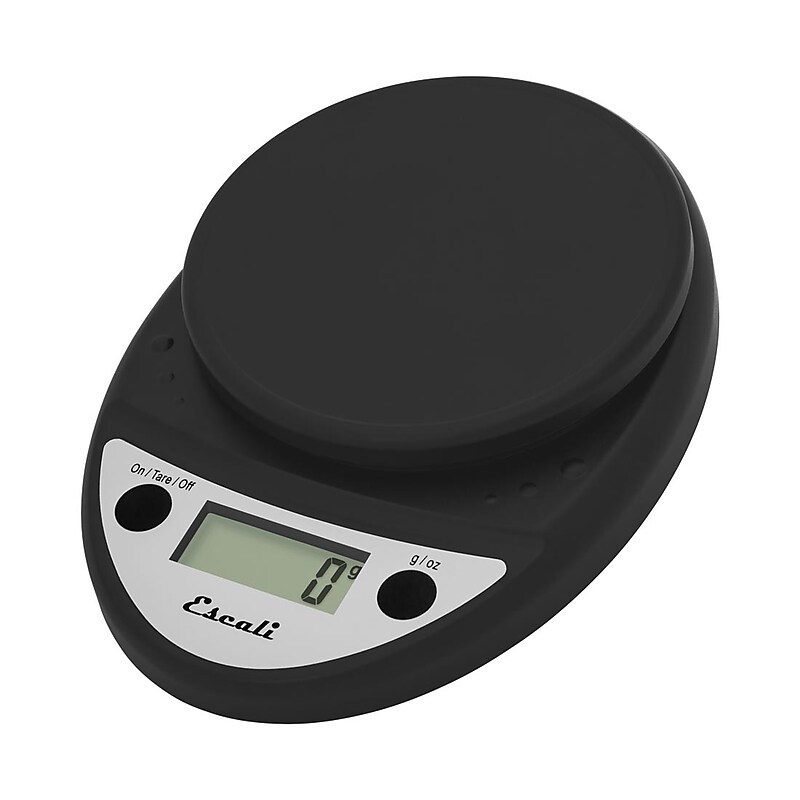 Escali Primo Digital Scale, 11 Lb 5 Kg, Black image 1