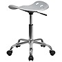 Flash Furniture Vibrant Tractor Seat Stool, Silver~#|#~sp134247464_sc7