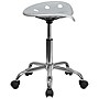 Flash Furniture Vibrant Tractor Seat Stool, Silver~#|#~sp134247466_sc7