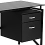Flash Furniture 46" Glass Glass Computer Desks Black (NANWK036)~#|#~sp134249167_sc7