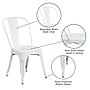 Flash Furniture Perry Contemporary Metal Dining Chair, White (CH31230WH)~#|#~sp134249181_sc7