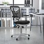 Flash Furniture Nicholas Ergonomic Mesh Swivel Mid-Back Multifunction Executive Office Chair, Black/White Frame (HL0001WHBK)~#|#~sp134249559_sc7