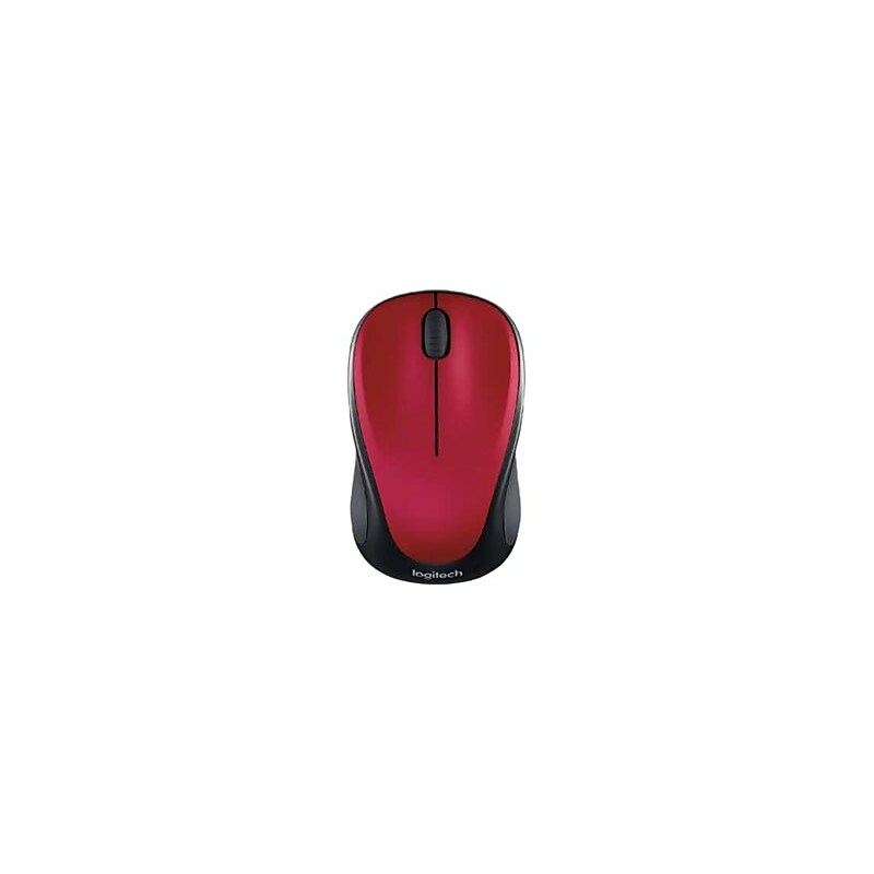 Logitech M317 Wireless Optical Mouse, Red (910-002893) image 1