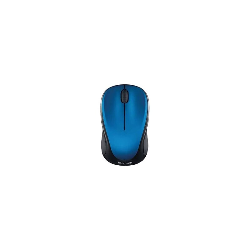 Logitech M317 Wireless Optical Mouse, Steel Blue (910-002901) image 1