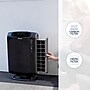 Fellowes AeraMax,True HEPA Console Air Purifier, Black (9286201/AEAAMAX)~#|#~sp134492740_sc7