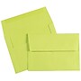 JAM Paper A7 Colored Invitation Envelopes, 5.25 x 7.25, Ultra Lime Green, 25/Pack (96151)~#|#~sp134498441_sc7