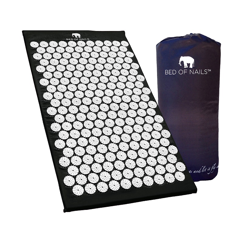 Bed of Nails Acupressure Mat, Black/White (1910) image 1