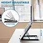 Mount-It! Height Adjustable Ventilated Laptop Riser, 15" Maximum Screen Size (MI-7270)~#|#~sp134503960_sc7