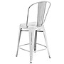 Flash Furniture Carly Contemporary Metal Counter Stool, Distressed White (ET353424WH)~#|#~sp134504867_sc7