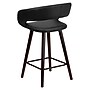 Flash Furniture Brynn Series Contemporary Vinyl Counter Height Stool, Black (CH152561BKVY)~#|#~sp134505280_sc7