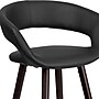 Flash Furniture Brynn Series Contemporary Vinyl Counter Height Stool, Black (CH152561BKVY)~#|#~sp134505281_sc7