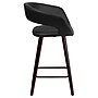 Flash Furniture Brynn Series Contemporary Vinyl Counter Height Stool, Black (CH152561BKVY)~#|#~sp134505282_sc7
