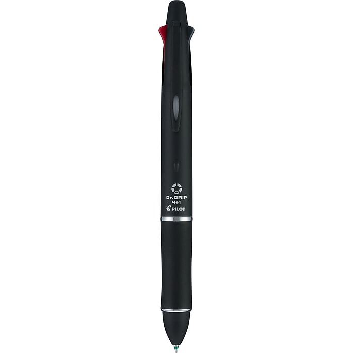 Pilot Dr. Grip 4 + 1 Multi-Function Pen + Pencil, Fine Point, 4
