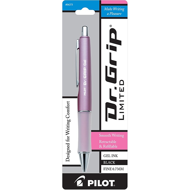 Pilot Dr. Grip Ltd. Retractable Gel Pen, Fine Point, Black Ink (36273) image 1