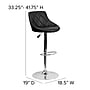 Flash Furniture Contemporary Vinyl Barstool, Adjustable Height, Black (CH82028ABK)~#|#~sp134593347_sc7