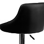 Flash Furniture Contemporary Vinyl Barstool, Adjustable Height, Black (CH82028ABK)~#|#~sp134593349_sc7