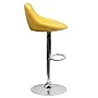 Flash Furniture Contemporary Vinyl Adjustable Height Barstool with Back, Yellow (CH82028AYEL)~#|#~sp134593357_sc7