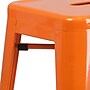 Flash Furniture Kai Industrial Metal Barstool without Back, Orange (CH3132030OR)~#|#~sp134593453_sc7