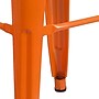 Flash Furniture Kai Industrial Metal Barstool without Back, Orange (CH3132030OR)~#|#~sp134593455_sc7