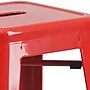 Flash Furniture Kai Industrial Galvanized Steel Barstool without Back, Red (CH3132030RED)~#|#~sp134593511_sc7