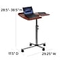 Flash Furniture 29" Laminate Laptop Desks Cherry (NANJN2762)~#|#~sp134594167_sc7