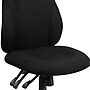 Flash Furniture Brandy Armless Ergonomic Fabric Swivel Mid-Back Task Office Chair, Black (BT90297M)~#|#~sp134594234_sc7