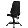 Flash Furniture Hughes Armless Ergonomic Fabric Swivel High Back Task Office Chair, Black (BT90297H)~#|#~sp134594241_sc7