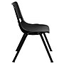 Flash Furniture HERCULES Series Plastic Shell Stack Chair, Black (RUTEO1BK)~#|#~sp134594386_sc7