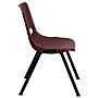 Flash Furniture HERCULES Series Plastic Shell Stack Chair, Burgundy/Black (RUTEO1BY)~#|#~sp134594403_sc7