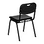 Flash Furniture HERCULES Series Plastic Stack Chair with Open Back, Black (RUTGK01BK)~#|#~sp134594410_sc7
