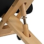 Flash Furniture Posey Armless Ergonomic Fabric/Wood Mobile Kneeling Office Chair, Black (WLSB210)~#|#~sp134594444_sc7