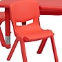 Flash Furniture Emmy Rectangular Activity Table Set, 24" x 48", Height Adjustable, Red (YCX13RECTBLREDE)~#|#~sp134594593_sc7