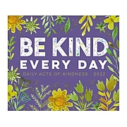 2022 Willow Creek Be Kind Every Day 5.43" x 6.18" Daily Desk Calendar (20364)