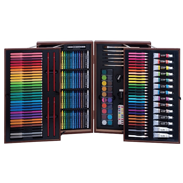 Art 101 Deluxe Art Set, Assorted Colors, 215 Pieces (53215) | Staples