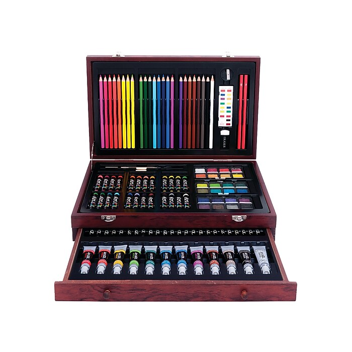 Art 101 Deluxe Art Set, Assorted Colors, 119 Pieces (56119) | Staples