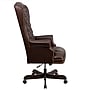 Flash Furniture Turner Ergonomic LeatherSoft Swivel High Back Fully Tufted Executive Office Chair, Brown (CI360BRN)~#|#~sp134692044_sc7