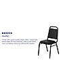 Flash Furniture HERCULES Series Vinyl Banquet Stacking Chair, Black, 4 Pack (4FDBHF2BKVYL)~#|#~sp134693656_sc7