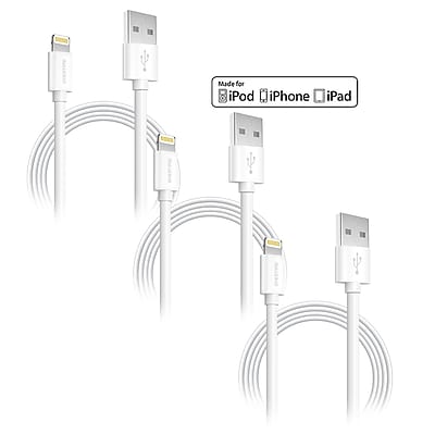3FT Fast Charge USB Cable For IPhone IPad IPod - White Power Wire Data Sync Cord