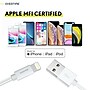 Overtime Apple MFi Certified Lighting USB 4ft Cable for iPhone/iPad/iPod Touch, White, Pack of 3 (CE14541A)~#|#~sp134771677_sc7